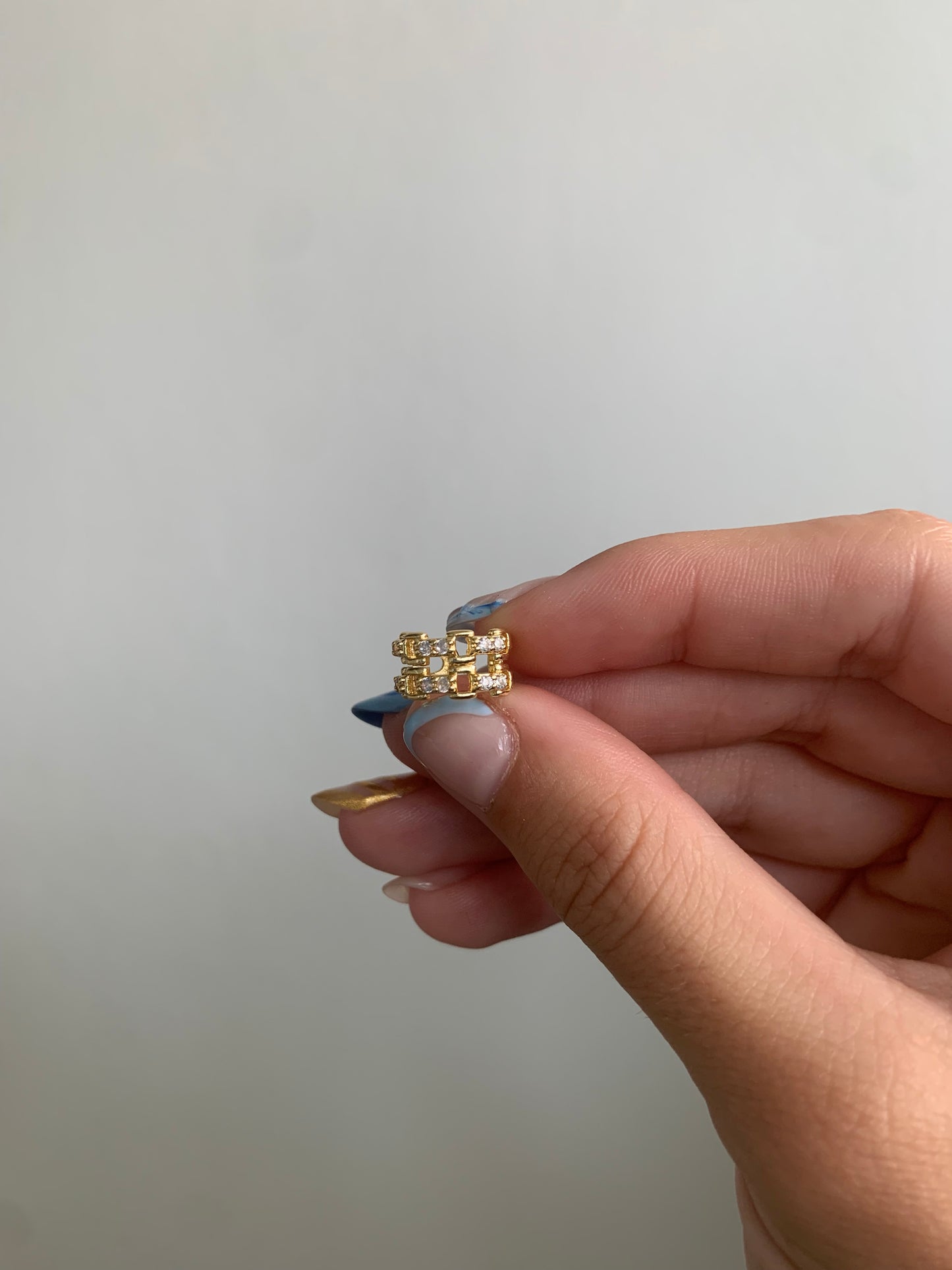 Double Gold Earcuff