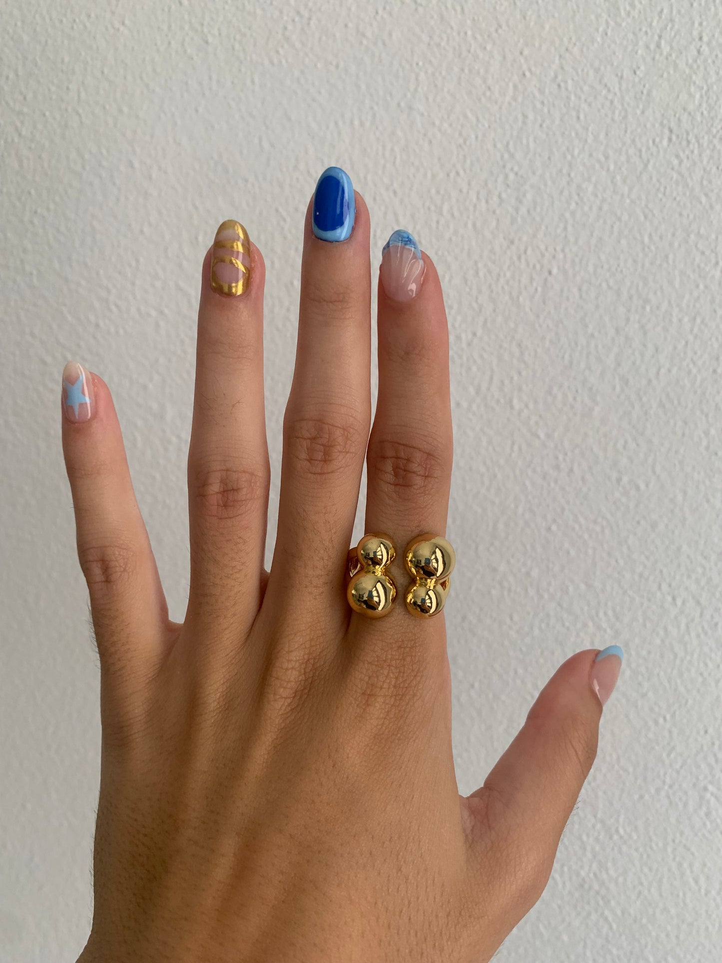 Burbujas de Oro Ring