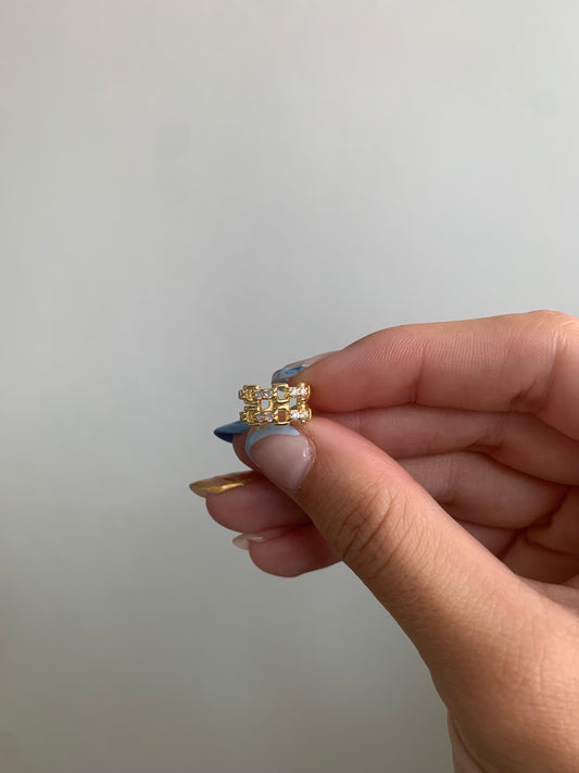 Double Gold Earcuff