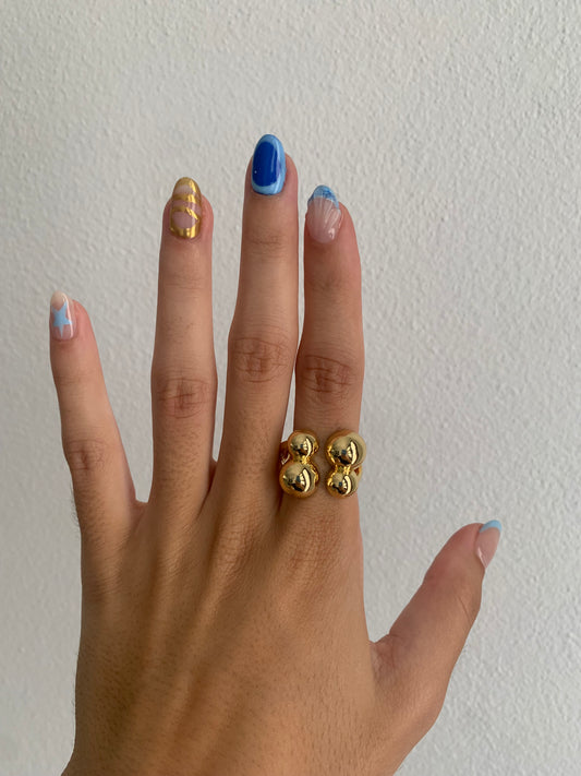 Burbujas de Oro Ring