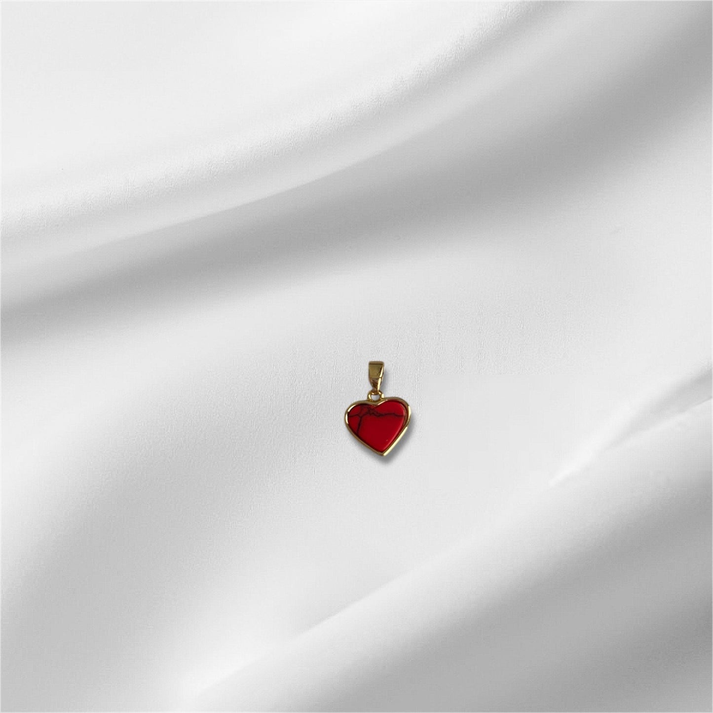 Red heart Charm